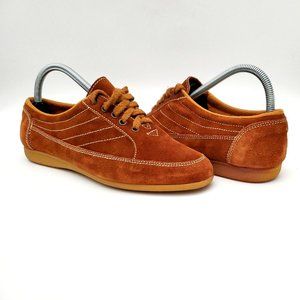 Sugarfoot Shoes Brown Suede Casual Comfort Lace Up Shoes Women's Size 8.5